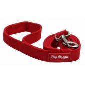 HIP DOGGIE GUINZAGLIO IN FETTUCCIA ROSSO